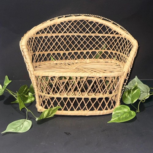 Vintage miniatura vimini - 10,5",