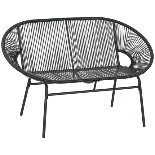 Panca polyrattan posti - panca, in