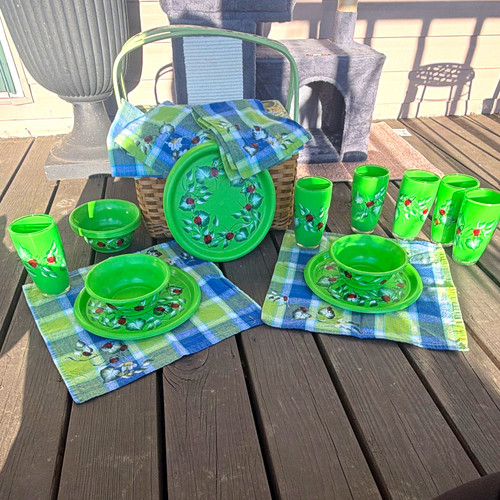 Cestino picnic coccinella - da,