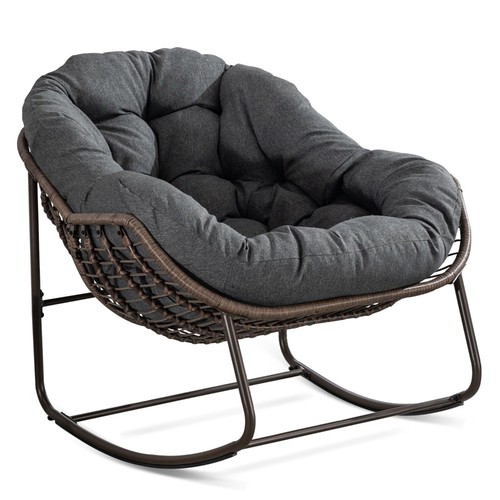 Sedia dondolo oversize con - sedia,