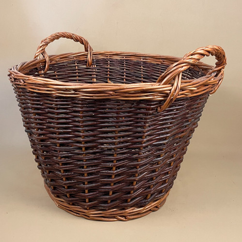 Cesto rotondo vintage vimini