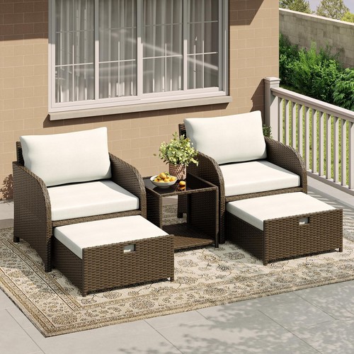 Set sedie polyrattan - set, in