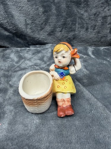 Vintage mcm ceramica seduta - vintage,